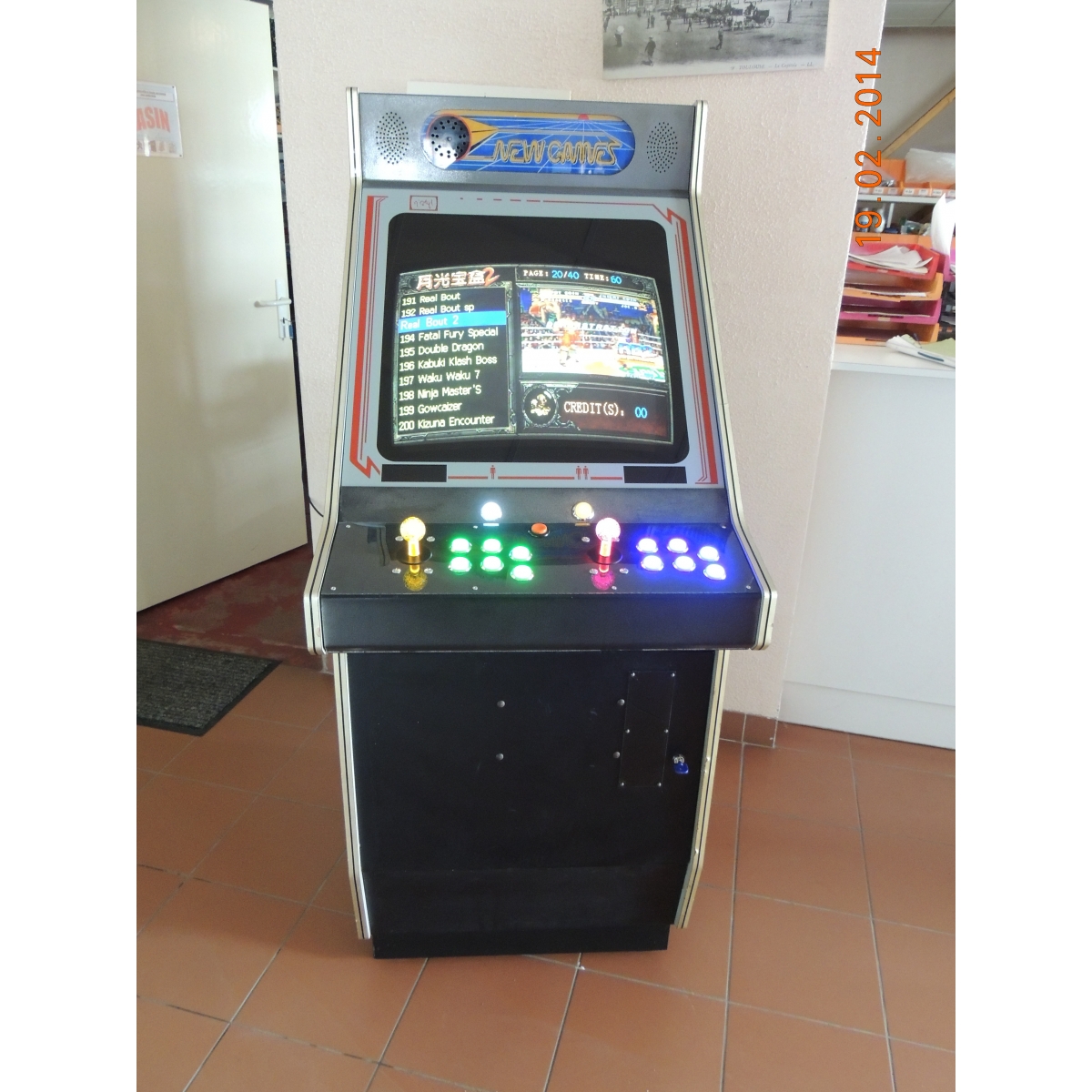 borne arcade a vendre belgique