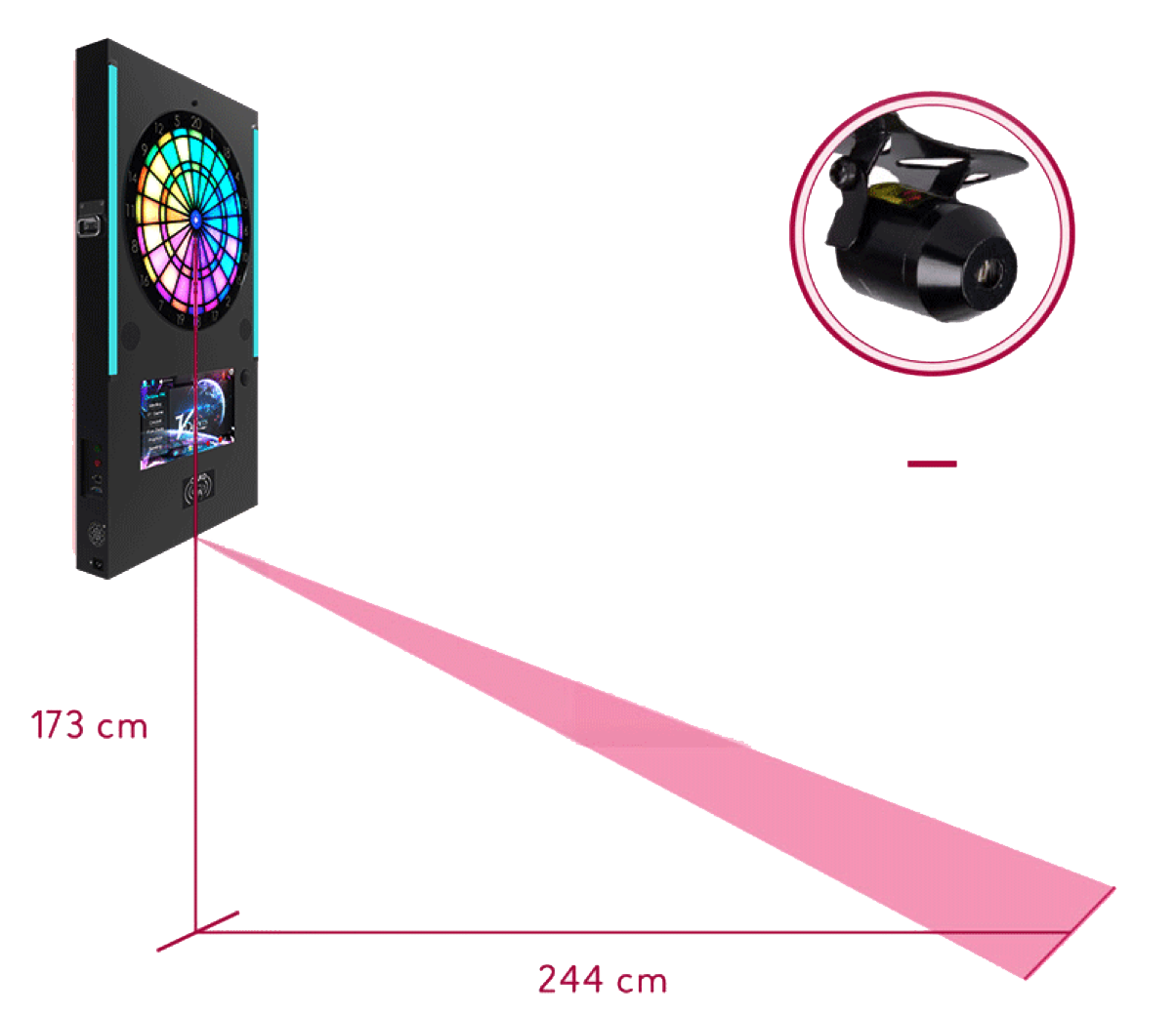 laser vdarts mini plus 