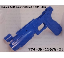 Coques G+D pour Pistolet TCR4 Bleu