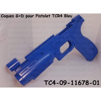 Coques G+D pour Pistolet TCR4 Bleu