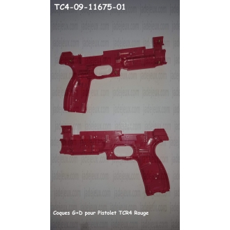 Coques G+D pour Pistolet TCR4 Rouge