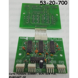 Carte Pistolets SAMMY, GUN SUB PCB, AM3AGT-02