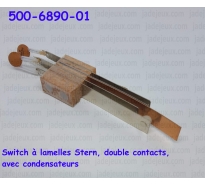 Switch à lamelles Stern, double contacts, avec condensateurs