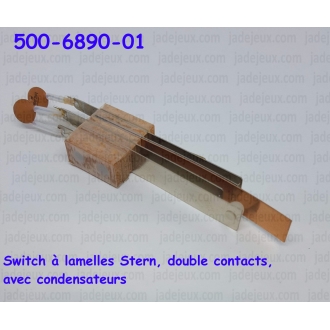 Switch à lamelles Stern, double contacts, avec condensateurs