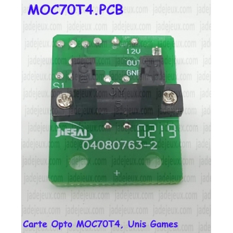 Carte Opto MOC70T4, Unis Games