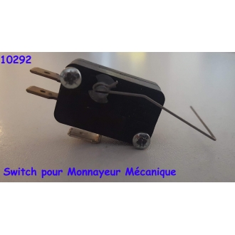 Switch Monnayeur Mécanique, Crouzet, 250V, 5A