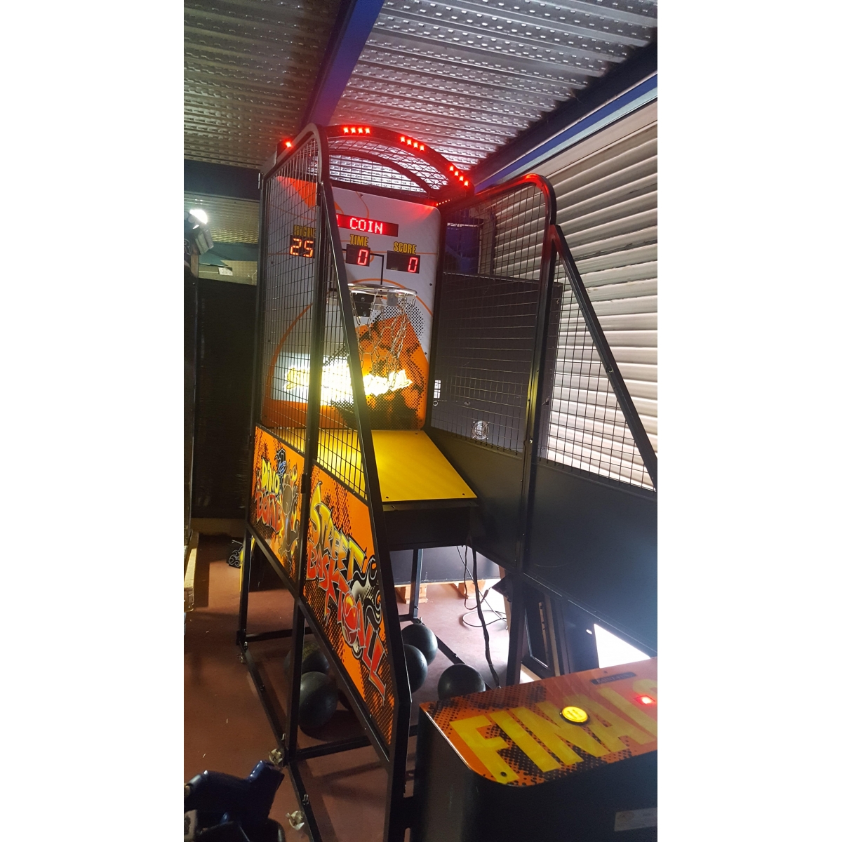 Machine de jeu de basket-ball à pièces d'arcade, machine de jeu de