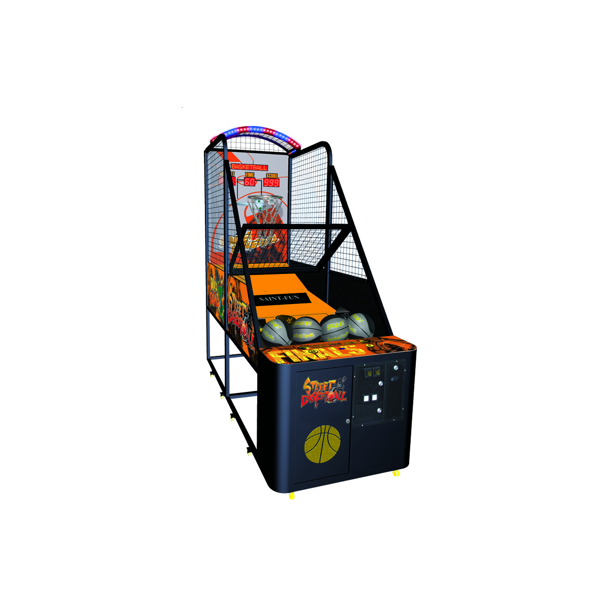 Machine de jeu de basket-ball à pièces d'arcade, machine de jeu de