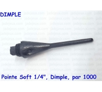 Pointe Soft 1/4", Dimple, par 1000