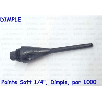 Pointe Soft 1/4", Dimple, par 1000
