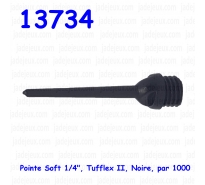 Pointe Soft 1/4", Tufflex II, Noire, par 1000