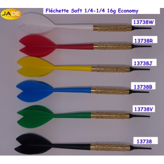 Fléchette Soft 1/4-1/4 16g Economy - Jade Jeux