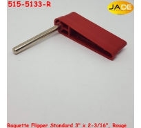 Raquette Flipper Standard 3" x 2-3/16", Rouge