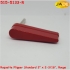 Raquette Flipper Standard 3" x 2-3/16", Rouge