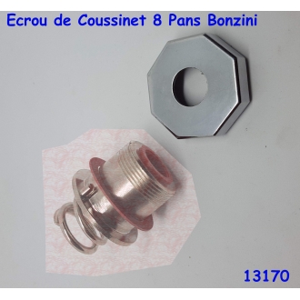 Ecrou de Coussinet 8 Pans Bonzini