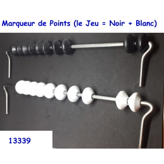 Marqueur de Points (le Jeu : Noir + Blanc)