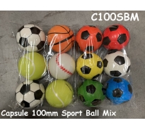 Capsule 100mm Sport Ball Mix par 300