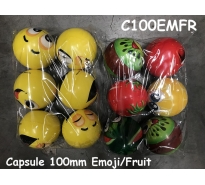 Capsule 100mm EMOJI / FRUIT par 300