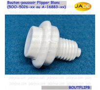 Bouton-poussoir Flipper Blanc (500-5026-xx ou A-16883-xx)