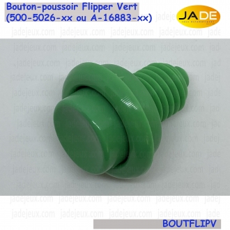 Bouton-Poussoir Flipper Vert (500-5026-xx ou A-16883-xx)