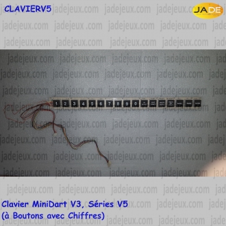 Clavier MiniDart V3, Série V5 (à Boutons, avec Chiffres)