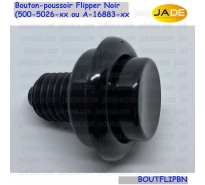 Bouton-poussoir Flipper Noir (500-5026-xx ou A-16883-xx)