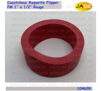 Caoutchouc Raquette Flipper PM 1" x 1/2" Rouge