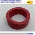 Caoutchouc Raquette Flipper PM 1" x 1/2" Rouge