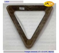 Triangle Universel, 2’’ + 2-1/4’’, Marron