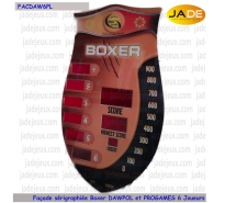 Façade sérigraphiée Boxer DAWPOL et PROGAMES 6 Joueurs