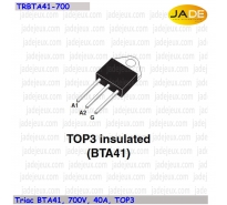 Triac BTA41, 700V, 40A, TOP3