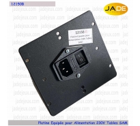 Platine metal Equipée pour Alimentation 230V Tables SAM