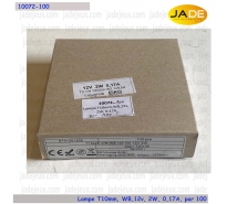 Lampe T10mm, WB,12v, 2W, 0,17A, par 100