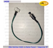 Câble Interface Crédits via Bouton-Poussoir / Comparateur 4P