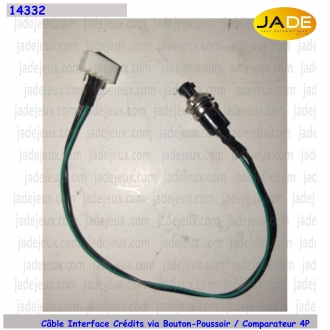 Câble Interface Crédits via Bouton-Poussoir / Comparateur 4P